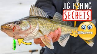 SECRET Ice Fishing TIPS to Catch More WALLEYES [upl. by Lenoil]