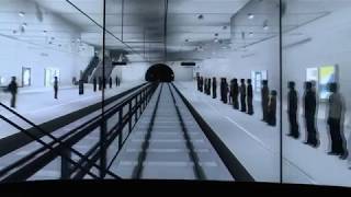 UBahn Simulator Karlsruhe – Zukunftsversion des Stadtbahntunnels [upl. by Junna584]