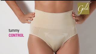 311028 SHAPING PANTY controlbody gold MEDIUM COMPRESSION [upl. by Deeyn]