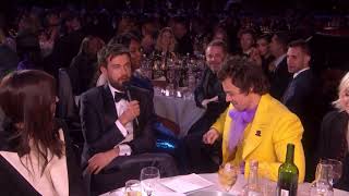 Jack Whitehall chatting with Harry Styles Brit Awards 2020 [upl. by Inaniel]