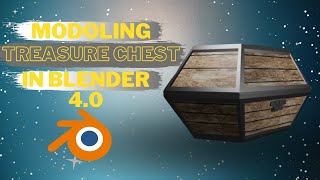 Treasure chest  modoling in blender 40 Blender 3d  modoling tutorial blender JamilaTube [upl. by Neelyak]