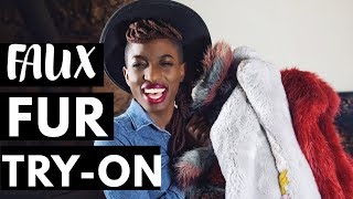 WOMENS FAUX FUR COATS TRYON HAUL amp HACK 2019 [upl. by Lokkin372]