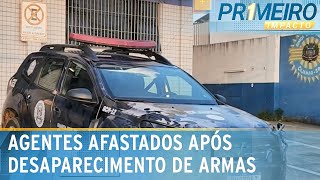 Desaparecimento de armas da GCM agentes são afastados em Cajamar SP  Primeiro Impacto 110424 [upl. by Nettie]