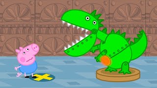 Georges Birthday Surprise 🦕  Peppa Pig Toy Play Official Full Episodes [upl. by Marlette]