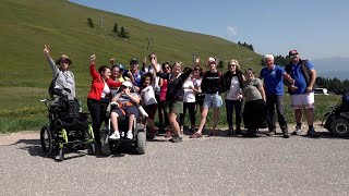 Escursione per disabili in Trentino con lassociazione SportABILI [upl. by Enitsugua995]