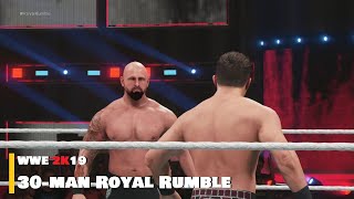 WWE 2K19  30man Royal Rumble  98 [upl. by Sharp]