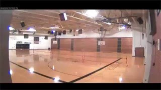 Tornado Destroying A School Gym In Seconds [upl. by Lyudmila101]