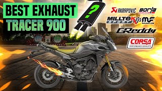 Yamaha Tracer 900 Exhaust Sound🔥AkrapovicBlack WidowIXILLeoVinceMivvSparkScorpionSharkZard [upl. by Madella]