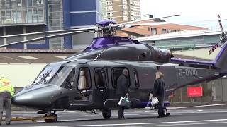 AW139 GDVIO  London Battersea Heliport [upl. by Lerrud115]