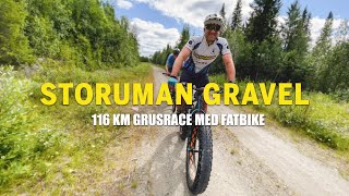 Storuman Gravel 2023 Vi vann fatbikeklassen Se hela sträckan 116 km POV [upl. by Siravart]