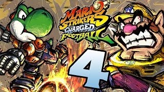 MARIO STRIKERS CHARGED FOOTBALL ⚽ 4 Yoshis ultimative Challenge [upl. by Rumney]