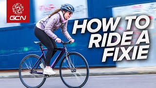 How To Ride A Fixie Like A Pro [upl. by Ahsitil]