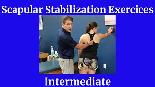 Scapular Stability Exercises Intermediate [upl. by Suryc]