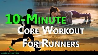 10MINUTE CORE WORKOUT FOR RUNNERS✔ [upl. by Thay]