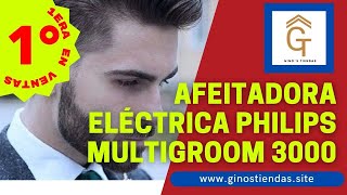 💪 😄 Afeitadora eléctrica BARBA y BIGOTE Philips Norelco Serie 3000 Multigroom MG3750 [upl. by Imelida]