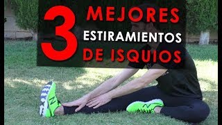 Los 3 mejores estiramientos de Isquiotibiales  Pasos [upl. by Amalberga]