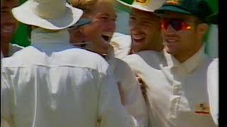 Shane Warne Hattrick vs England 1994 FULL OVER [upl. by Hitchcock684]