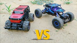 RC Rock Crawler vs Monster Truck  Remote Control Car  2wd vs 4wd RC Car [upl. by Areek]