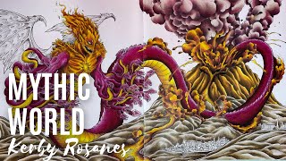 Colour Along  Mythic World by Kerby Rosanes  Typhon Part 1 [upl. by Lewak]