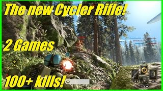 Star Wars Battlefront  The NEW post patch Cycler rifle  100 kills Walker Assault Infantry only [upl. by Anees]