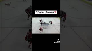 Johnny Gaudreau  RIP 💔🏒🥅Tribute nhl flames bluejackets trending [upl. by Christal]