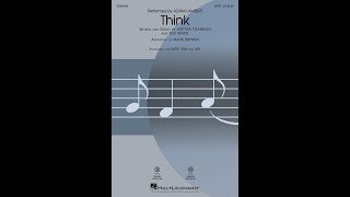 Think SATB Choir  Arranged by Mark Brymer [upl. by Ykcul]