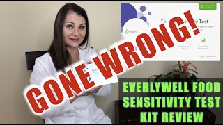 GONE WRONG  EverlyWell Food Sensitivity Test Kit Review [upl. by Charmion]