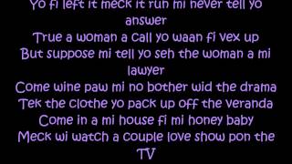 Vybz Kartel  Make Up Lyrics [upl. by Navannod]