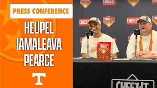 Tennessee Football Josh Heupel Nico Iamaleava amp James Pearce talk Citrus Bowl win [upl. by Sang]