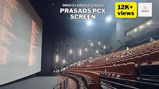 PCX Screen Prasads multiplex Hyderabad। Indias largest screen devara jrntr [upl. by Cristin]