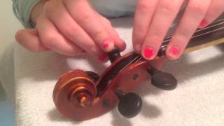 How to Restring your Violin [upl. by Haelam72]