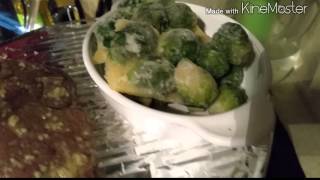 HOW TO make Filet mignon and brussle sprouts in the NuWave Oven [upl. by Nelac]