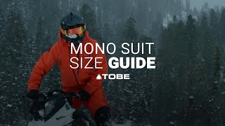 Mono Suit Fit Guide  2021 TOBE Outerwear [upl. by Newlin177]