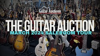 The Guitar Auction  Saleroom Tour March 2024  Guitar Auctions at Gardiner Houlgate [upl. by Ime]