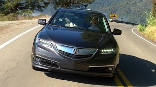 CNET On Cars  On the road 2015 Acura TLX V6 Advance [upl. by Atneuqal]