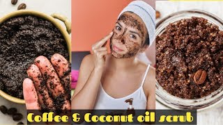 Winter dry skin care home remedy  Coffee and coconut oil face mask  Dry skin care [upl. by Rossi]