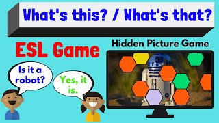 Whats This Whats That  English Vocabulary Games  ESL Classroom Games [upl. by Lacee]