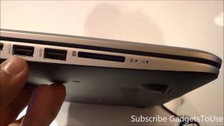 HP Envy Touchsmart 15 Inch Ultrabook Hands on Review Hardware Specs and Features [upl. by Eceinhoj221]