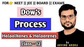 Dows Process by Arvind Arora sir Chemistry class 12 madeejeechemistry arvindarora a2sir [upl. by Dira]