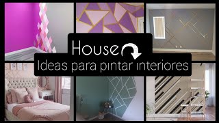 25 FORMAS INUSUALES Y CREATIVAS DE PINTAR TUS PAREDES [upl. by Aleakcim707]