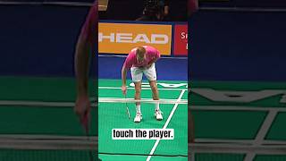 When the Umpire is unprofessional 🤬badminton youtube youtubeshorts [upl. by Asamot]