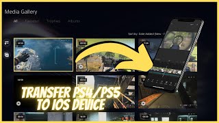 How To Transfer PS4PS5 Clips to an IOS Device amp Edit Them [upl. by Crichton791]