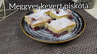 Meggyes kevert piskóta  NA IDE SÜSS [upl. by Georgia]