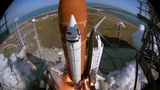 STS 51C Launch IMAX Camera Footage HD [upl. by Pressey96]