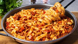 Ich habe noch nie so leckere Nudeln gegessen Das berühmte Rezept für PastaBolognese Lecker [upl. by Blondy651]