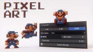 Blender Pixel Art Addon [upl. by Adnah]