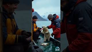 🐻‍❄️ Tiny Polar Bears Heartwarming Rescue 😍 polarbearrescue wildlifeconservation arcticanimals [upl. by Ewold768]