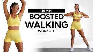 30 MIN BOOSTED WALKING WORKOUT FOR WEIGHT LOSS No Jumping Fat Burning [upl. by Ping]