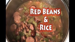 Home Cooking Red Beans amp Rice [upl. by Anivle]