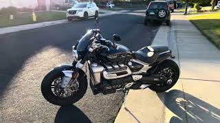 2020 Triumph Rocket 3R with Easy Quick Shift Assist [upl. by Enitsrik]